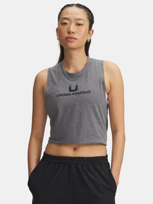 Image de Débardeur Under Armour UA Varsity U pour femme – Gris MD