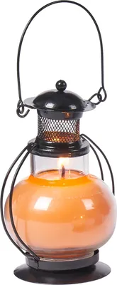 Immagine prodotto di MARRAKESCH Lanterna orientale come candela profumata alla lavanda in vetro lanterna decorativa vintage da 14 cm con fragranza