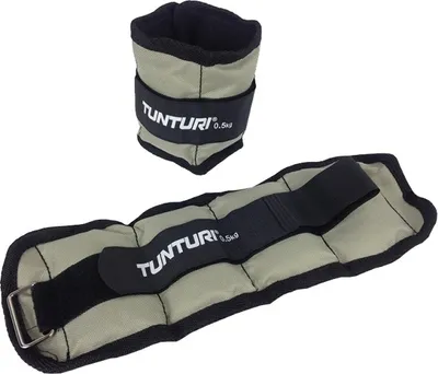 Image de Manchettes bras/jambe 1kg, lot de 2, gris