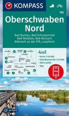 Immagine prodotto di Carta escursionistica KOMPASS 782 Alta Svevia Nord 1:50.000