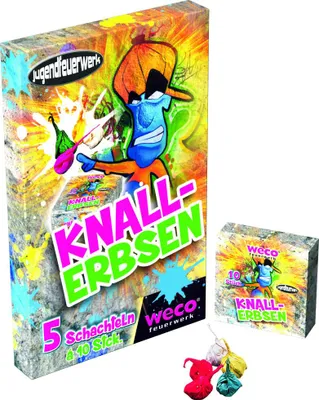 Produktbild von Weco Knallerbsen 5 x 10 Stück