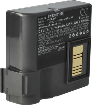 Produktbild von vhbw Akku Ersatz für Zebra BTRY-MPP-68MA1-01, P1050667-016, P1040687 für Drucker Kopierer Scanner Etiketten-Drucker (4400 mAh, 7,4 V, Li-Ion)