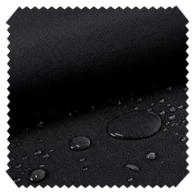 Produktbild von novely® OXFORD SUNSET 420D - UV-Beständiger Polsterstoff - Wasserdichter Outdoor-Stoff - Polyester Möbelstoff - Pflegeleichte Meterware 1lfm - Farbe: 03 Schwarz C-BL