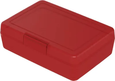 Obrázek produktu pro Krabička na oběd - krabička na oběd pro děti z plastu bez BPA, ideální do školy a do práce, odolná krabička na oběd vyrobená v Německu - trendy červená PP