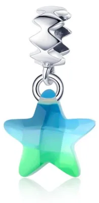 Produktbild von Silberner Charm-Anhänger Sprankelende Stern