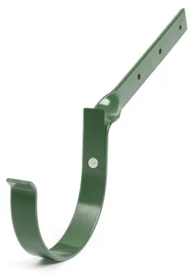 Zdjęcie produktu dla BRYZA metalowy hak rynny skręcony Ø 75 mm, Zielony RAL 6020