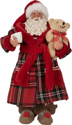 Produktbild von Clayre & Eef Weihnachtsdekorationsfigur Weihnachtsmann 27 cm Rot Kunststoff
