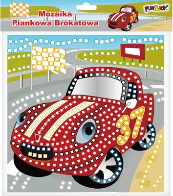 Produktbild von Glitzerschaum-Mosaik Auto Fun&Joy