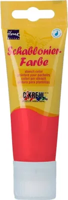 Obrázok produktu pre Šablónová farba Kreul 75 ml - bordovočervená