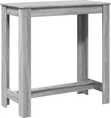 Produktbild von vidaXL Bartisch Grau Sonoma 102x50x103,5 cm Holzwerkstoff