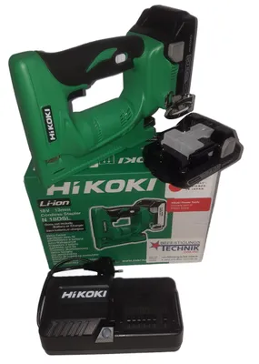 Produktbild von HIKOKI Akku Klammergerät N18DSL N1812DA 6-12mm 2x 3.0Ah Akkus Klammernagler KL-36