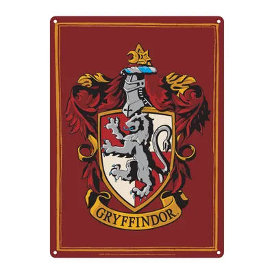 Produktbild von Harry Potter Gryffindor Metallschild