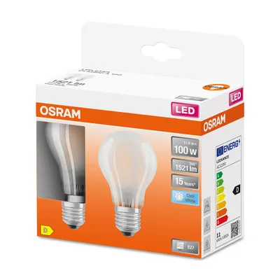 Image de Led Std Full Glass 10w E27 Blanc Froid Boite 2 - Osram