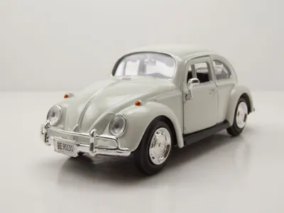 Produktbild von Motormax 79854 VW Käfer 1966 creme James Bond 1:24