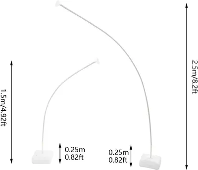 Produktbild von Ballonbogen Set - Verstellbarer Ballonständer 1,5–2,5 m - Mit Wasserfüllfüßen - Für Hochzeit & Geburtstag - Inkl Pumpe & Clips - Weiß