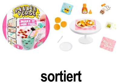 Produktbild von Miniverse MGA's - Serie gerechten – Diner, 8 Jahr(e), Mehrfarbig, Kunststoff