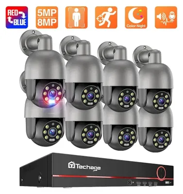 Produktbild von Überwachungskamera - Kamerabeobachtung - Außenkamera - IP-Kamera - Überwachungskamerasystem - 8MP Ultra HD
