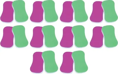 Immagine prodotto di Set di 20 spugne per la pulizia delle pentole Spugna per la pulizia delle pentole Spugna da cucina