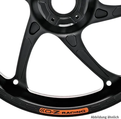 Produktbild von OZ Gass RS-A Felgen schwarz matt ZX10R Ninja ZXT00S