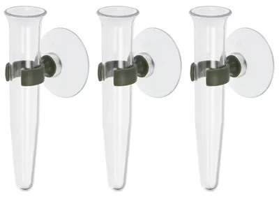 Produktbild von Omgoods – Set mit 5 Wandvasen mit Saugnäpfen für Pflanzen