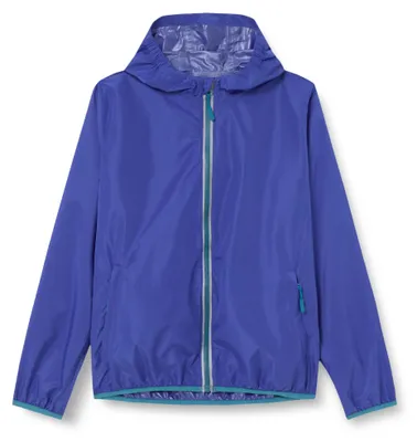 Immagine prodotto di PERLETTI, giacca antivento unisex per bambini, blu, taglia 10-11 anni