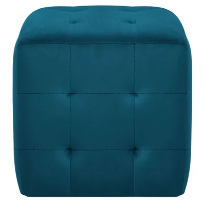 Produktbild von "2026 Aktion" Pouf 2 Stk. Blau 30x30x30 cm Samtstoff DEMöbel 6421126