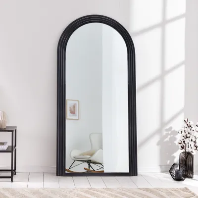 Produktbild von riess-ambiente Design Wandspiegel ART DECO 160cm schwarz Spiegel Dekoration