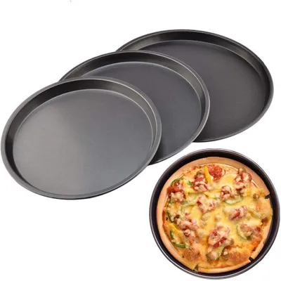 Obrázok produktu pre Okrúhla forma na pizzu z uhlíkovej ocele pre dokonalé pizze