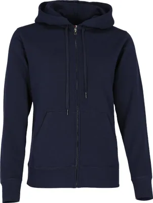 Produktbild von LADIES PREMIUM HOODED SWEAT JACKET  | Damen Hoodie  – Kapuzenjacke mit doppellagiger Kapuze, verdecktem Reißverschluss & femininer Passform