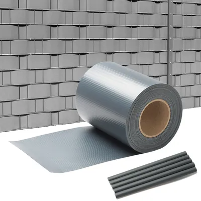 Obrázok produktu pre Fiqops 6x 35 m fólia na ochranu súkromia Gartenfreude Film PVC fólia na ochranu súkromia, čierna