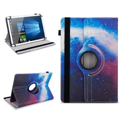 Produktbild von Tablet Tasche für 10 - 10.1 Zoll Hülle Cover 360° Drehbar Universal Schutz Case