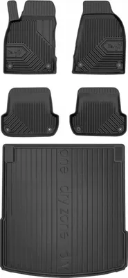 Produktbild von SET 77 Gummimatten und Fußmatten AUDI A4 B6 LIMOUSINE 2000-2004