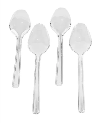 Produktbild von 100 Mehrweg Löffel, Deluxe, transparent, 17,5 cm