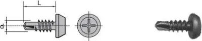 Produktbild von Phosphatierte selbstbohrende Schraube 3,9 x 9,5 mm - 515 3,9 x 9,5