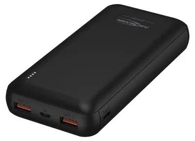 Produktbild von ANSMANN Powerbank 20000mAh, Schnellladefunktion 20W, 2 USB & 1 USB Type-C Port