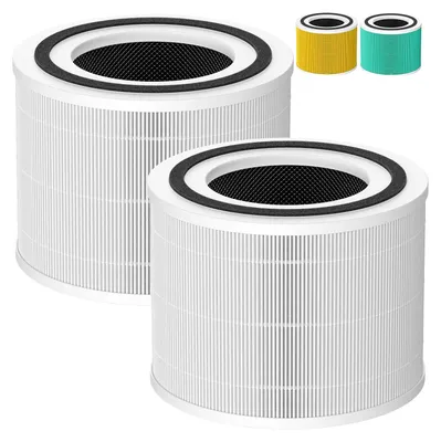 Immagine prodotto di 2 filtri di ricambio HEPA compatibili con il purificatore d'aria Puro Air 240, modello 3-in-1