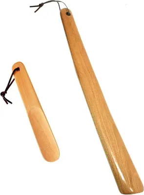 Produktbild von Milai 2er Pack Holz Schuhanzieher Buche Schuhlöffel Senioren Kinder