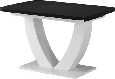 Produktbild von Esstisch Vicco Fenaro Schwarz/Weiß 120 x 80 cm ausziehbar, Model 58035