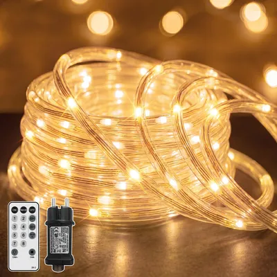 Zdjęcie produktu dla 200 diod LED, lampa świetlna do użytku wewnątrz i na zewnątrz, długość 10 metrów