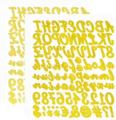Immagine prodotto di Set di adesivi scintillanti per scrittura, impermeabili, confezione da 10 pezzi