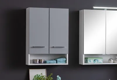Produktbild von Hängeschrank Wandschrank Holzschrank Badschrank Schrank "Riga VIII"