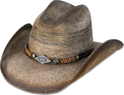 Produktbild von Westernhut Cowboy Biker Strohhut »SPEED« Braun