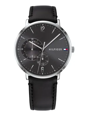 Produktbild von Tommy Hilfiger 1791509 Herren-Armbanduhr, Edelstahl-Gehäuse, Leder-Armband