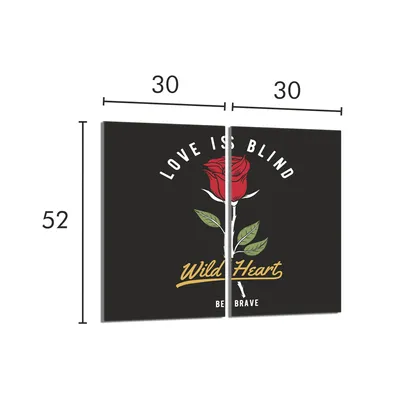 Produktbild von Glasschutzplatte für den Herd 2x30x52 Rose