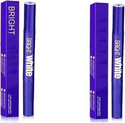 Produktbild von 2stück Zähne Whitening Bleaching Pen Zähne Zahnaufhellung Zahnweiß Stift Gel Ble