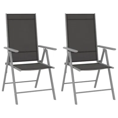 Immagine prodotto di vidaXL Set bistrot 3 pezzi alluminio e textilene argento