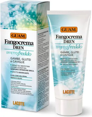 Immagine prodotto di GUAM Fangocrema DREN Crema corpo drenante e rinfrescante 200 ml