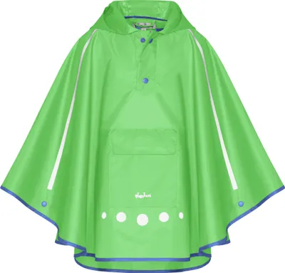 Produktbild von PLAYSHOES 408750, Regenmantel, Uni, Kind, 1 Taschen, Polyester, Grün
