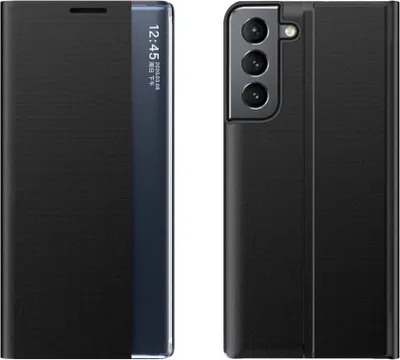 Zdjęcie produktu dla Etui z klapką Nowe etui do spania dla Samsung Galaxy S22+ (S22 Plus), czarne