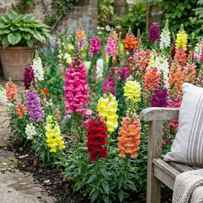 Produktbild von Löwenmaul, hochwachsend, bunte Blüten, Blumenmischung, 60–90 cm, Samen 1 g